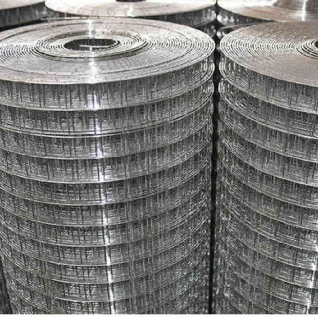 GI Weldmesh 304 Coils Closeup Image