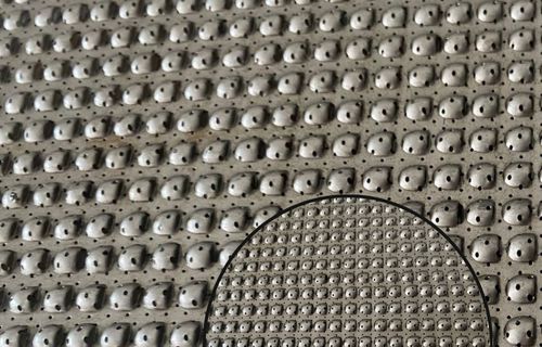 Dimple Screen Mesh Destoner Mesh Image - Sudharsun Perforated Sheets