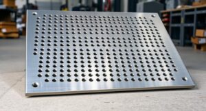 Home - Sudharsun Traders Stainless steel perforated metal plate with round holes manufactured by Sudharsun Traders in Coimbatore